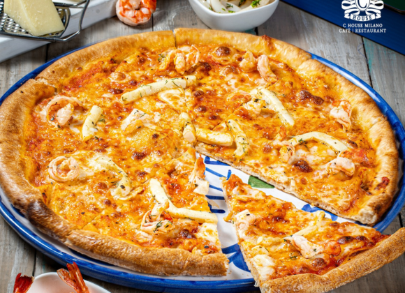 Seafood Pizza Gourmet