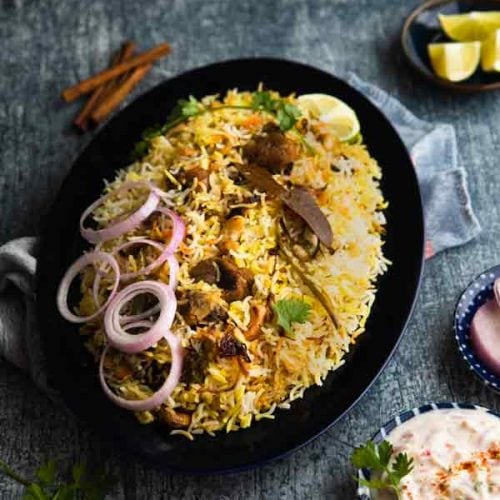 Haydrabadi Daam Biryani (Mutton)